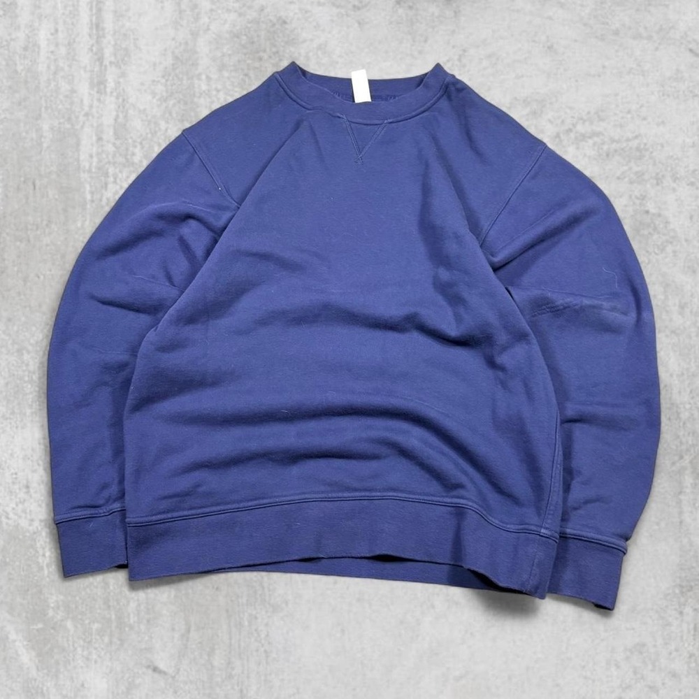 Lululemon Perfectly Oversized Crewneck Sweatshirt Navy Blue Size 6 Pullover